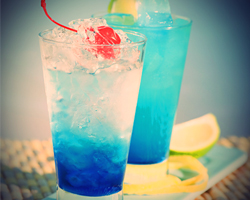 Blue Tropical Drinks
